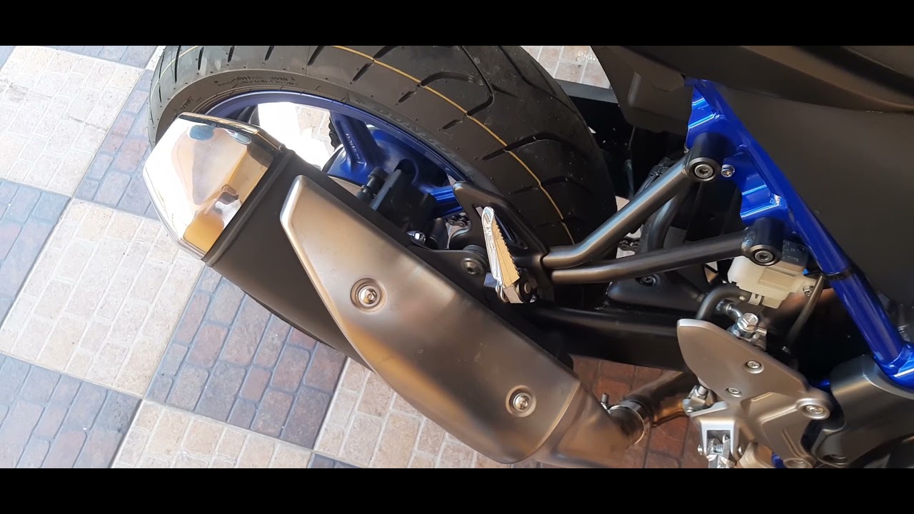 2021 Suzuki SV650 stock exhaust. - YouTube