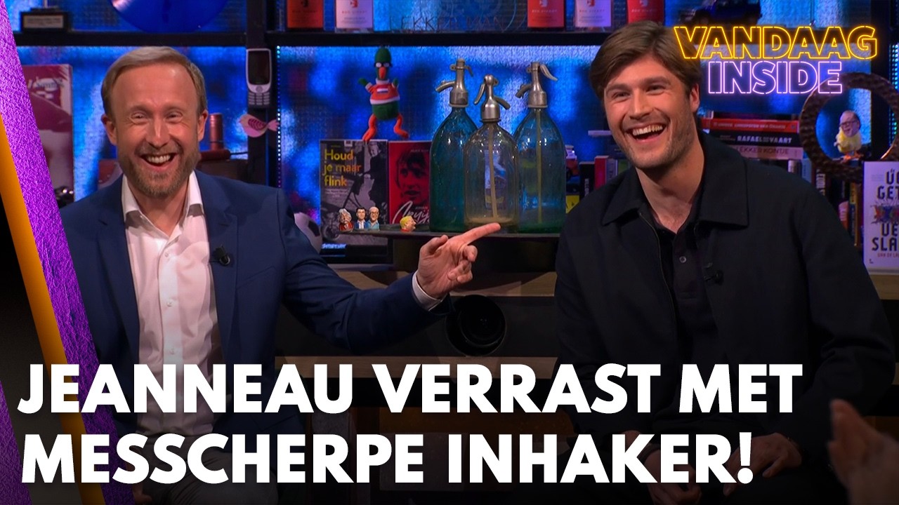 Jeanneau van Beurden verrast vriend en vijand met messcherpe inhaker: 'JAJAJA' | VANDAAG INSIDE