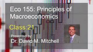 Eco 155: Principles of Macroeconomics Class 21