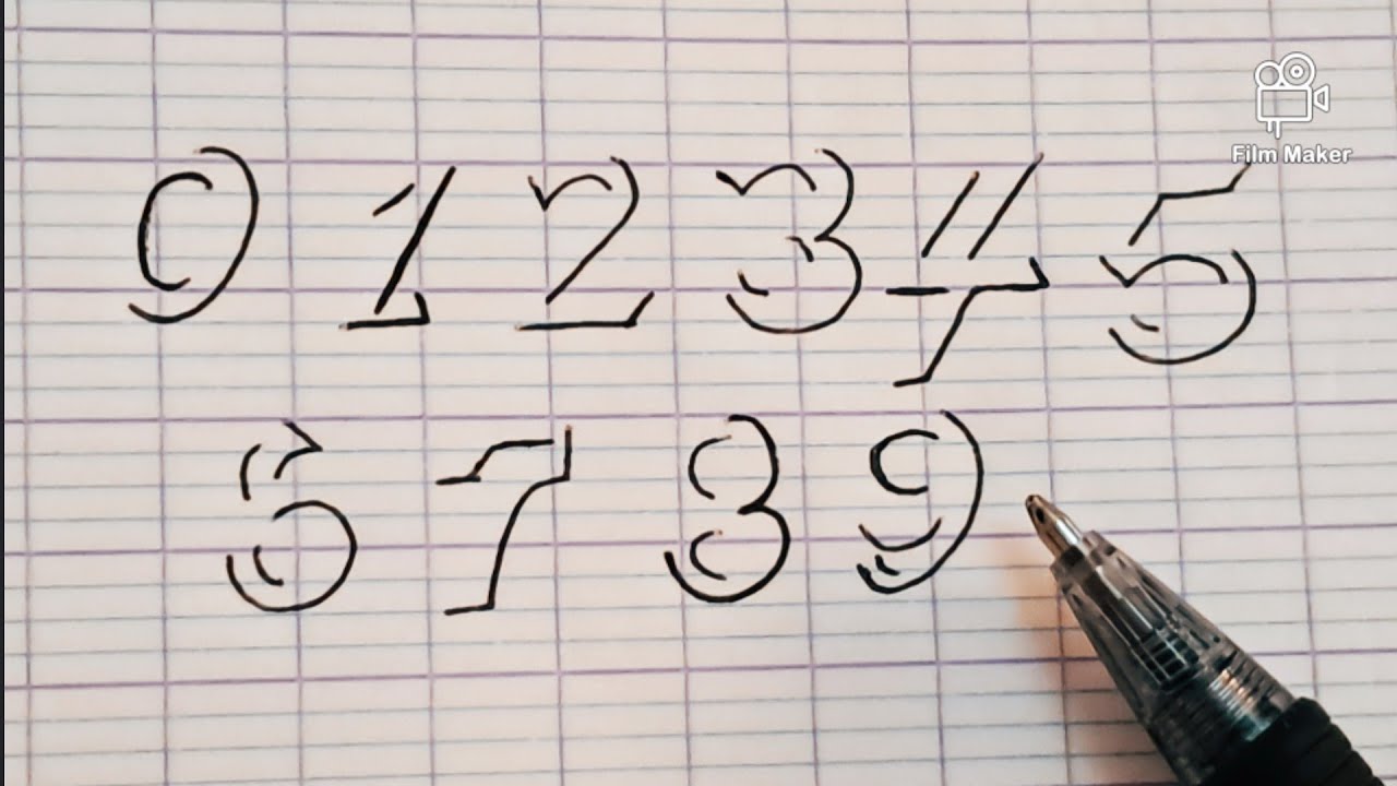 How to Draw 3D Numbers | Easy Step-by-Step Tutorial - YouTube