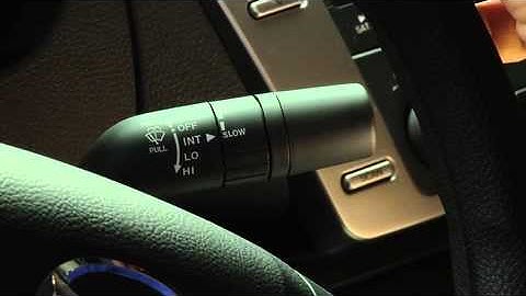 2012 Mazda6 — Wipers Washers Variable Intermittent | Mazda USA