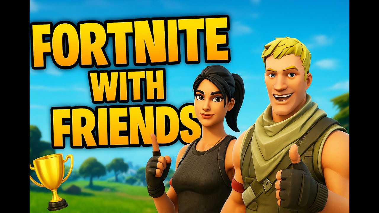 Playing Fortnite Duos & Squads With Friends! 🎮😂 - YouTube