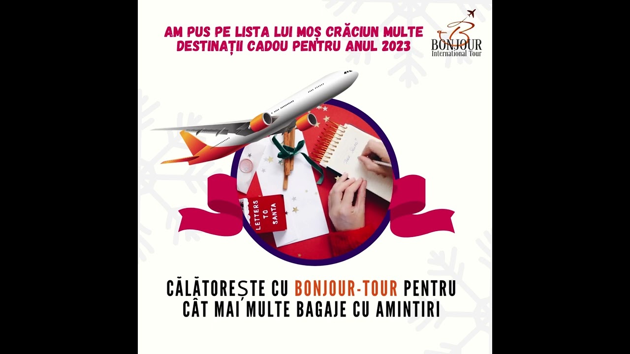 Bonjour Tour va ureaza Sarbatori Fericite