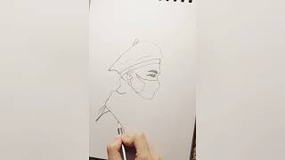 رسم تاي من فرقة BTS بخطوات سهله.