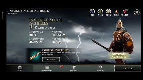 Dawn of titans - Achilles event 15 token pulls