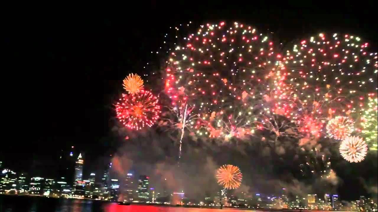 Australia Day Fireworks Perth Skyworks HD YouTube