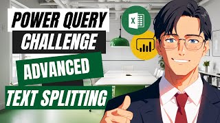 Split Text Like a Pro! - Power Query Challenge 55