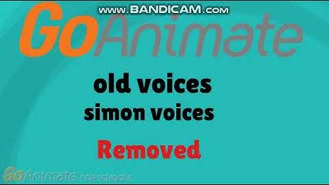 goanimate old voices: simon voices is removed