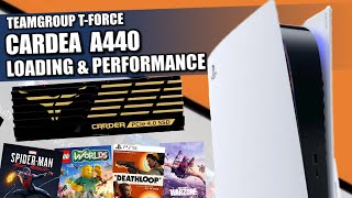 TeamGroup T-Force Cardea A440 PS5 SSD Loading & Performance Test