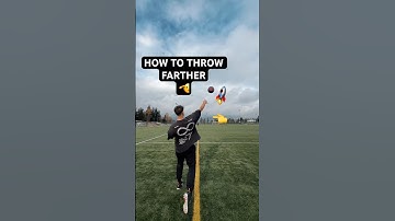 How To Throw a Football Farther 🏈 #football