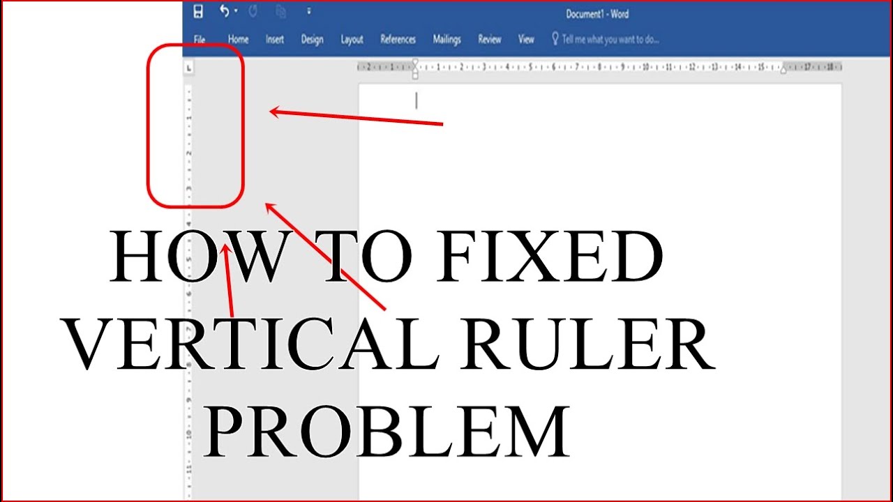 Vertical ruler not working properly in word 16 fixed youtube