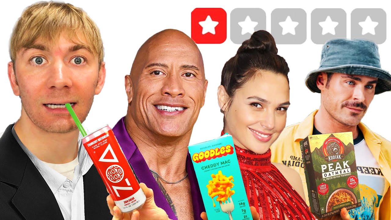 I Tested Every 1-Star Celebrity Food & Drink Product - YouTube