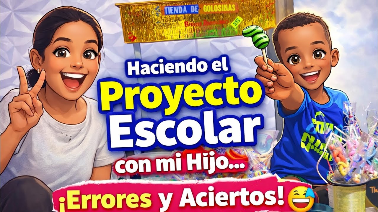 Intentamos Hacer el Proyecto Escolar Perfecto… Mira lo que Pasó 😳📚