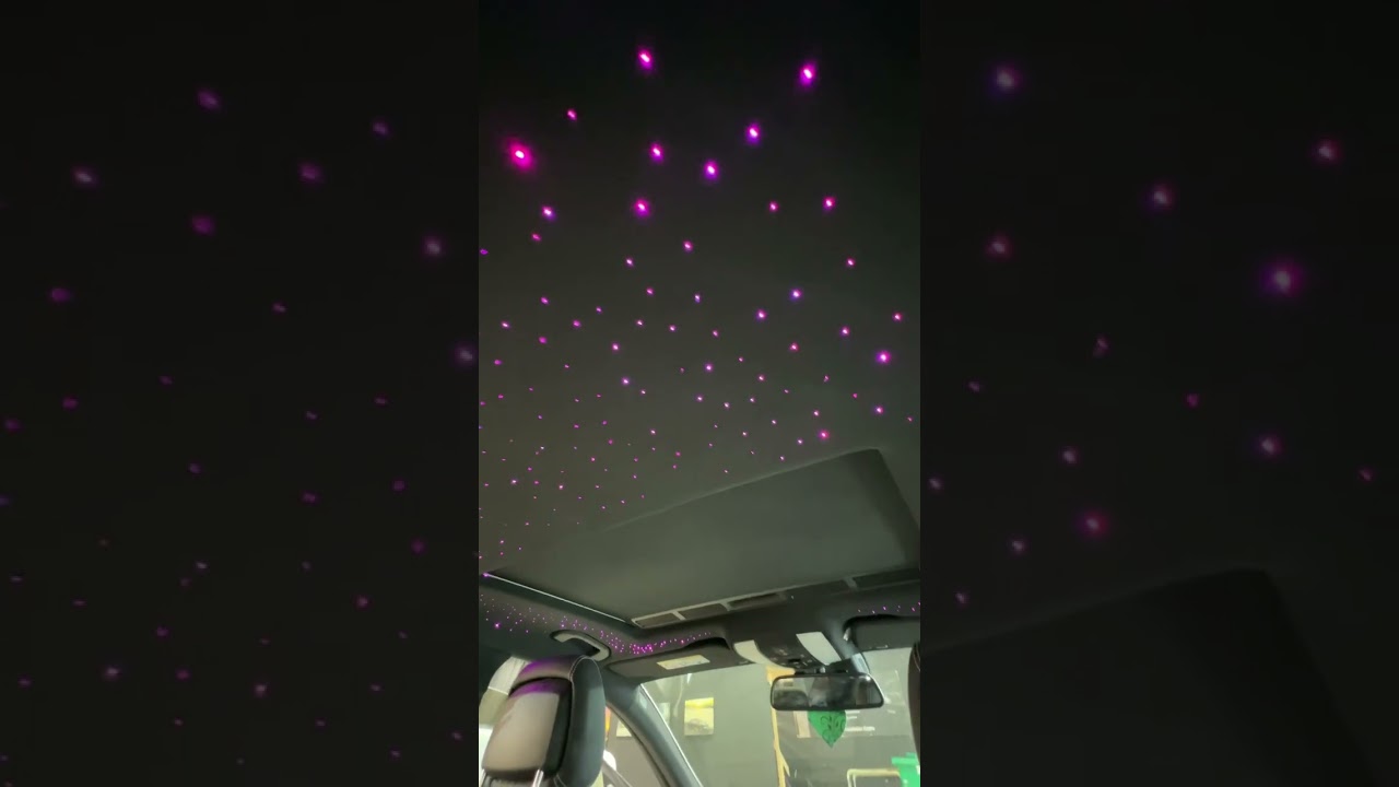 Mercedes with some starlight roof leds