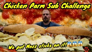 Massive Chicken Parm Sub Challenge | Giant Foods | ManvFood