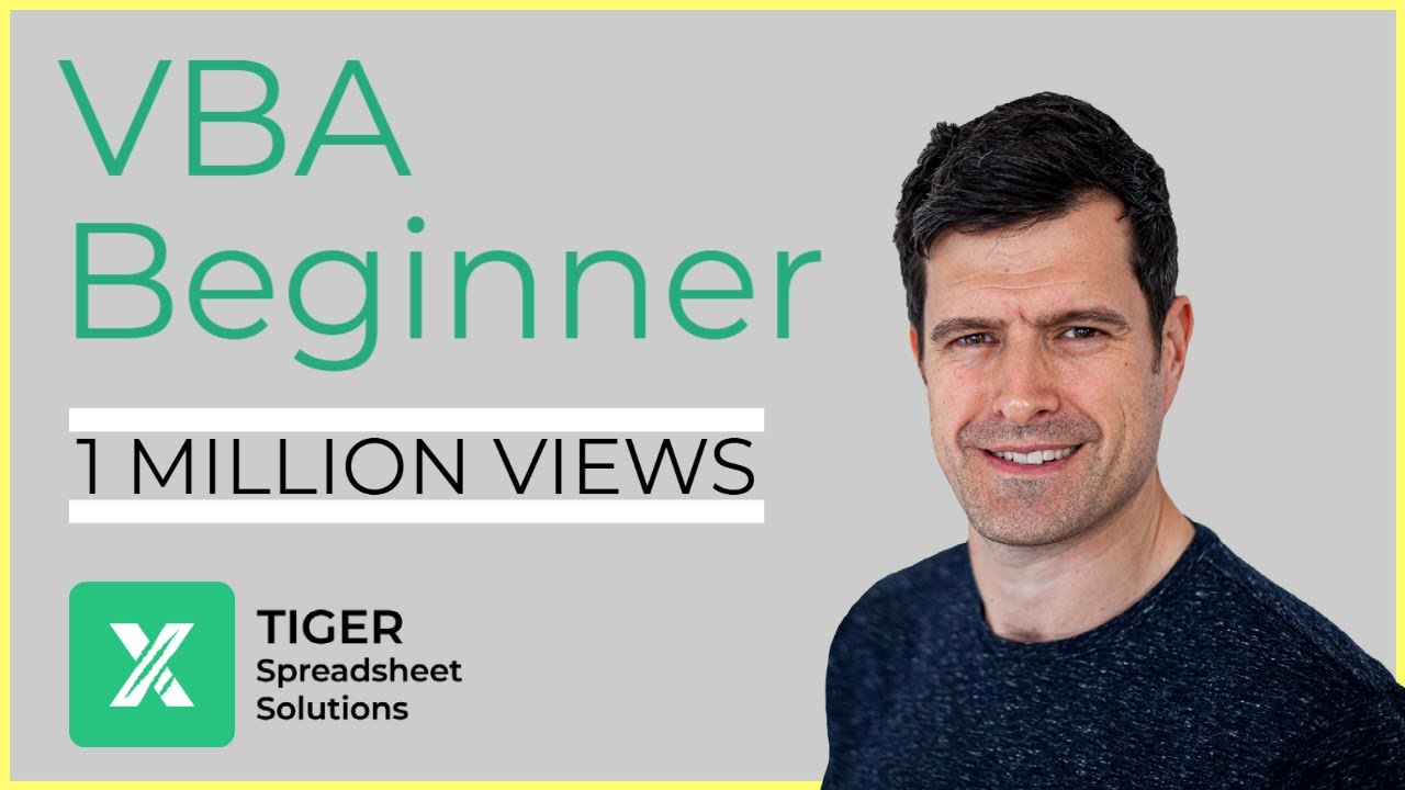 Update Excel Visual Basic (VBA) for Beginners - Part 1 of 4: Buttons and Macros