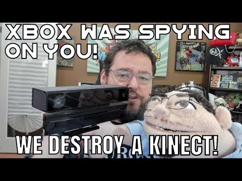gaming logo Francis and Boogie DESTROY A Kinect! Xbox Was SPYING On You. Kinect Was Spyware!