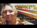 03/08/2021, diary: people, Zorro, a philosophy book and bras