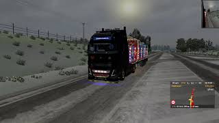 Доставка последнего подарка Euro Truck Simulator 2 2019 12 31 15 27 05, на Volvo FH OHAHA,