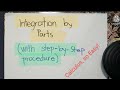 Integration by parts with stepbystep procedure  calculus ii