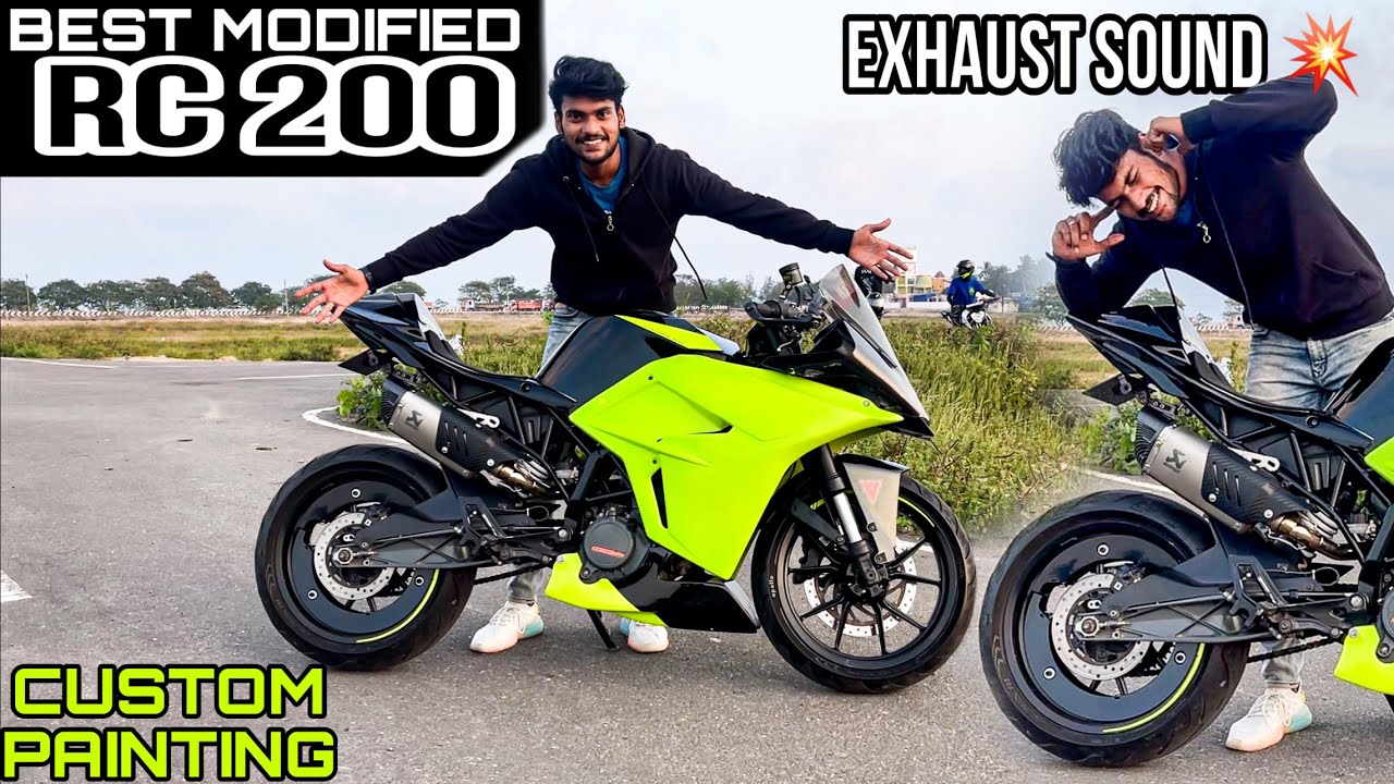 BEST MODIFIED RC200  LOUD EXHAUST  CELEBRITY BIKE  UNKNOWNRIDER  rc200  modified  akrapovic