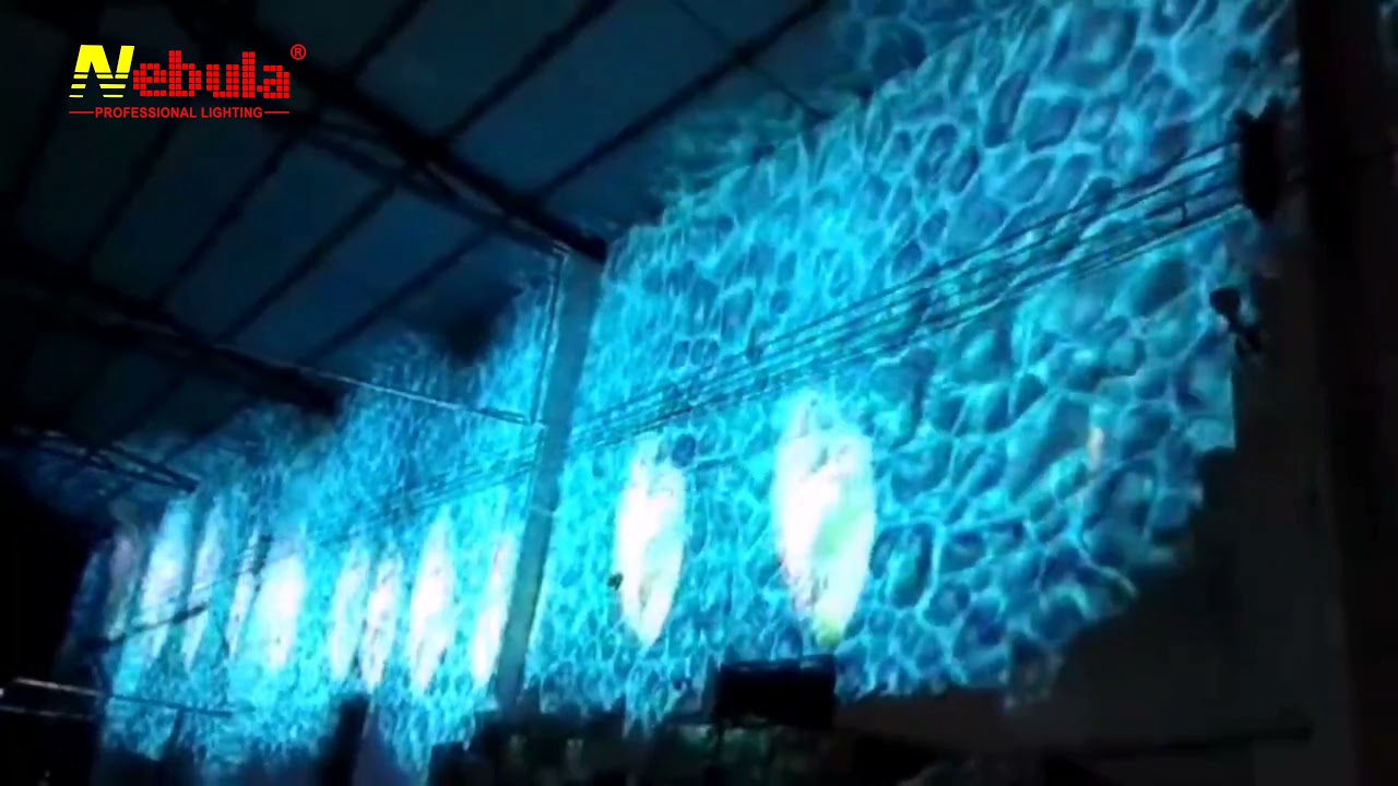 300W Outdoor Water Wave LED Gobo Projector Light YouTube