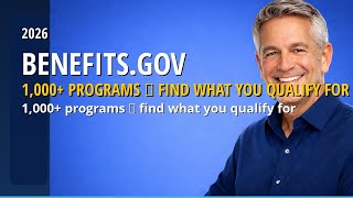 How To Find All Government Benefits You Qualify For (Benefits.gov 2026)