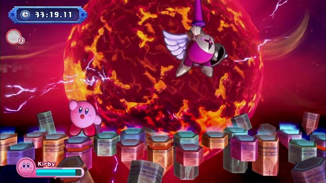 Kirby's Return to Dream Land Deluxe Galacta Knight battle YouTube