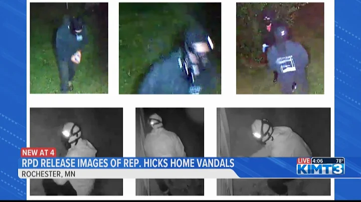 RPD releases photos of suspects involved in racist vandalism at Minnesota lawmaker's home