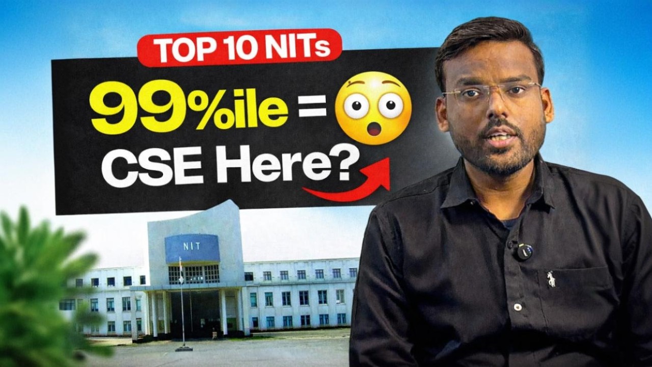 Top NITs for CSE at 99 Percentile 🔥 | JEE Mains 2026 Cutoff Analysis ...