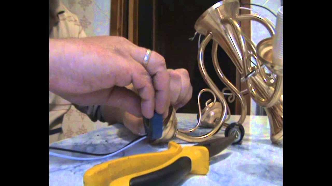 Люстра ремонт - YouTube