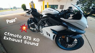 CFmoto 675 Exhaust Sound | KO Lightning