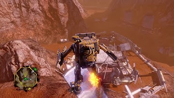 Red Faction Guerrilla Re-Mars-tered Light Walker Rampage at the Red Rock Trading Post