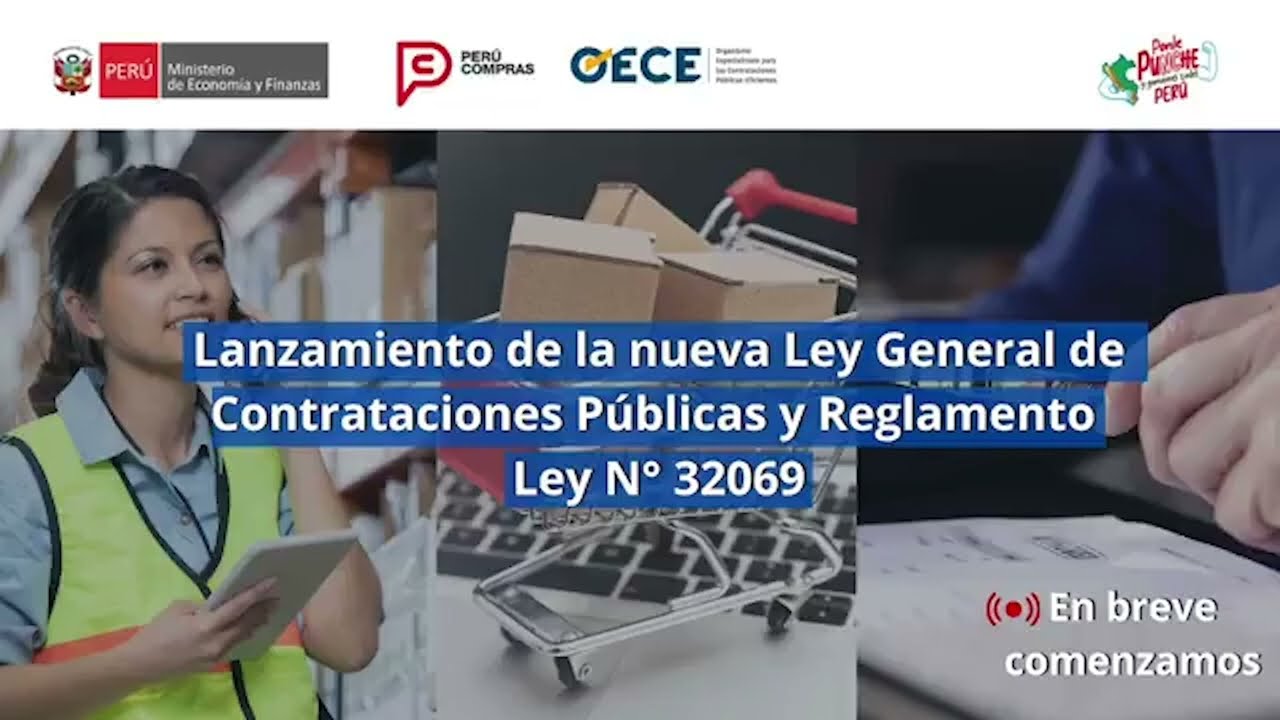 Lanzamiento de la Nueva Ley General de Contrataciones Públicas y su Reglamento (Ley N.º 32069)