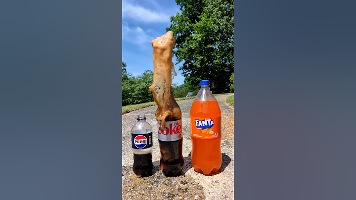Popular Coke Sodas Vs Mentos (Coke, Sprite, Fanta) #satisfying #experiment #asmr