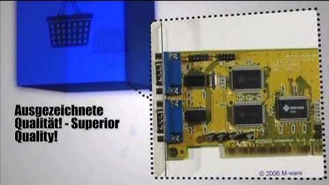 PCI Multi I/O Card 2S Sun1889 Win7, 32+64Bit [9222] - m-ware.de
