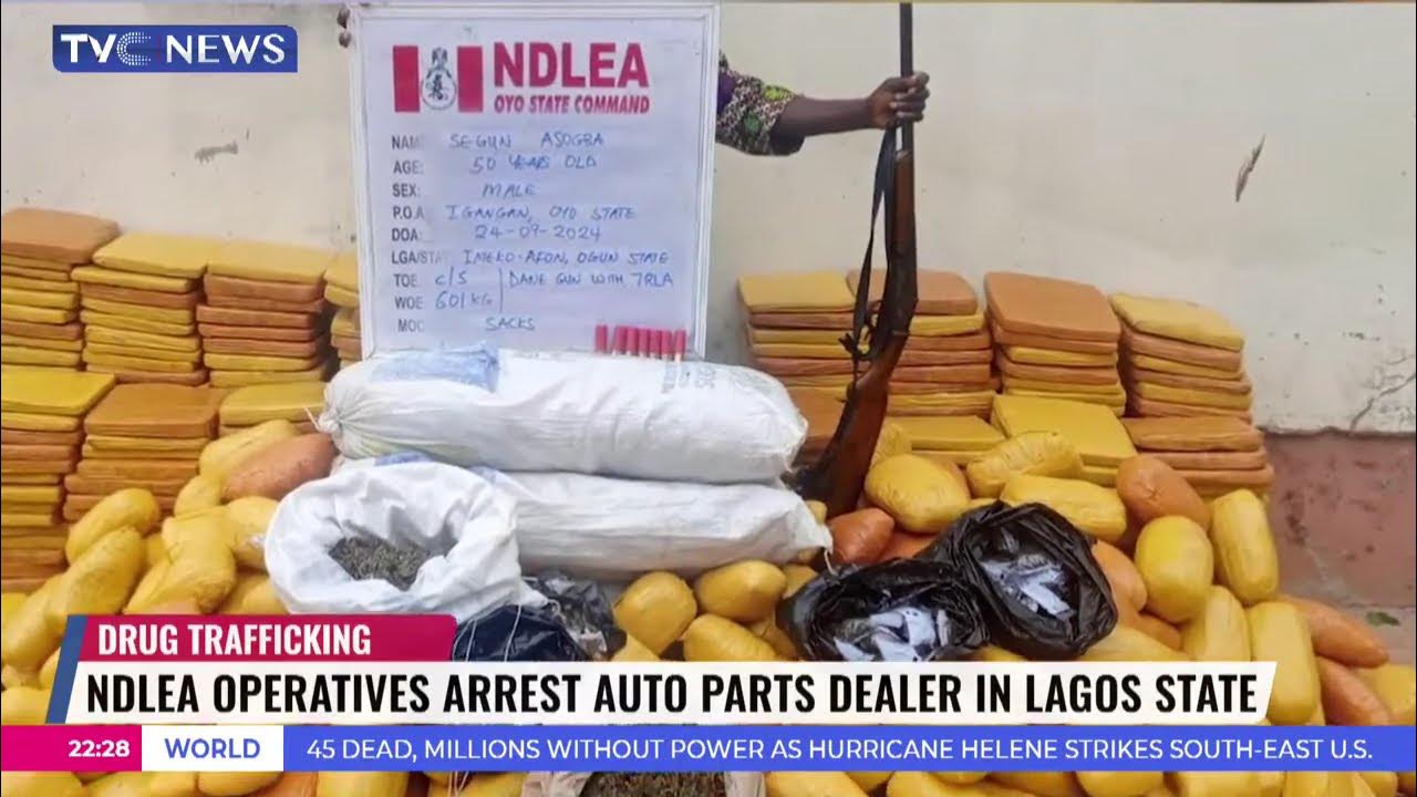NDLEA Operatives Arrest Auto Parts Dealer In Lagos State Over Drug Trafficking