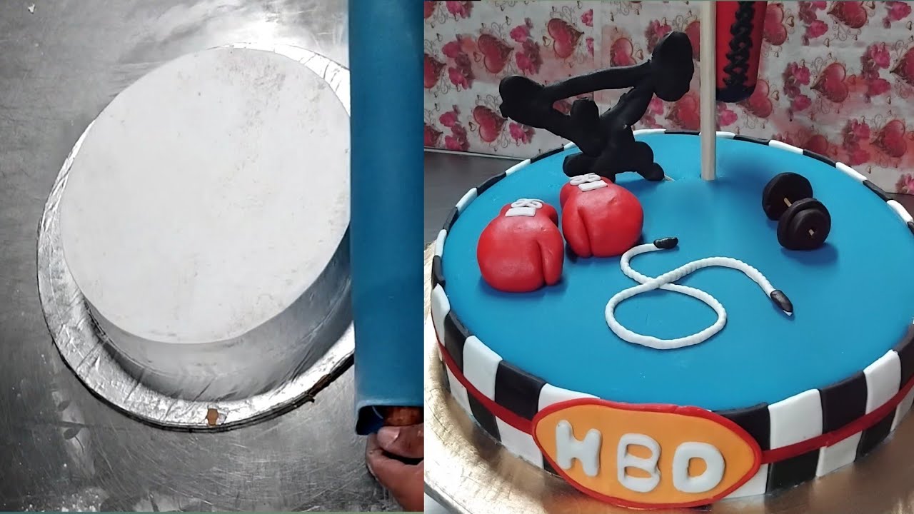  founding gym cake design happy birthda   how to make founding gym cake design happy birthday