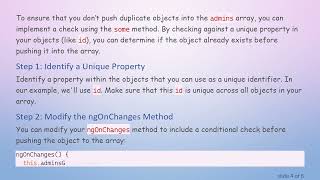 How to Prevent Duplicates in an Array of Objects Using Angular