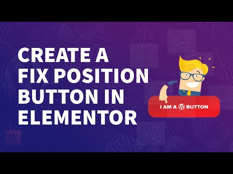 Create a Fix Position Button in Elementor | Elementor Free and Pro