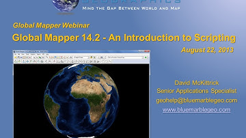 Global Mapper 14.2 - An Introduction to Scripting