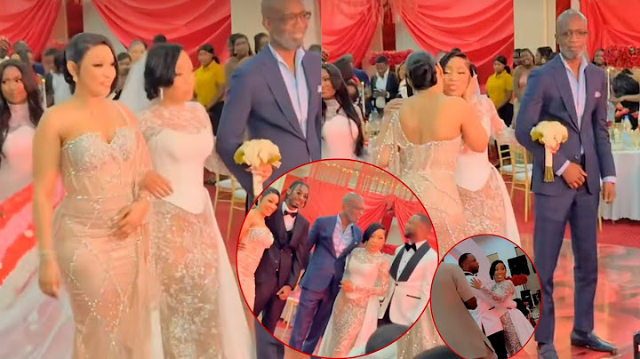 Réception, Zeyna ndour est accompagnée par ses parents Viviane chidid et Bouba ndour...........