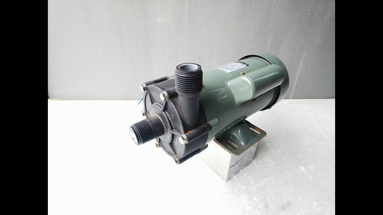 Iwaki Magnet Pump イワキマグネットポンプ MD-100FY 100Vタイプ - YouTube