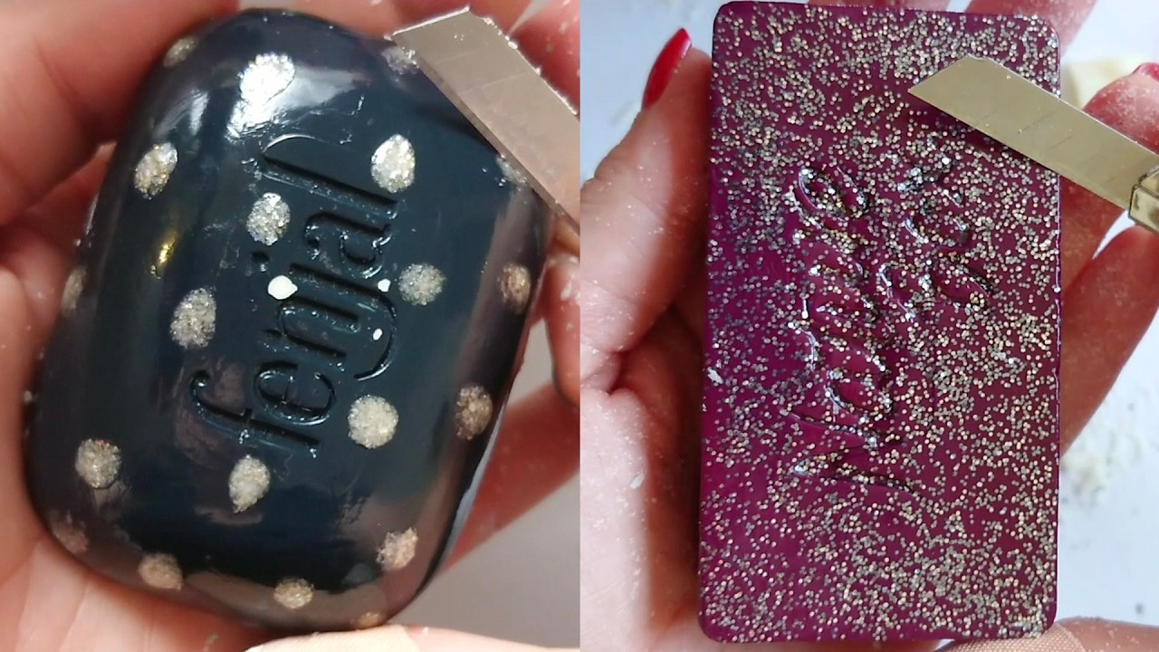 Soap Carving ASMR Relaxing Sounds no talking Satisfying ASMR Video