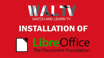 Free software | Install Libreoffice 5.1.0 | WAL TV Productions