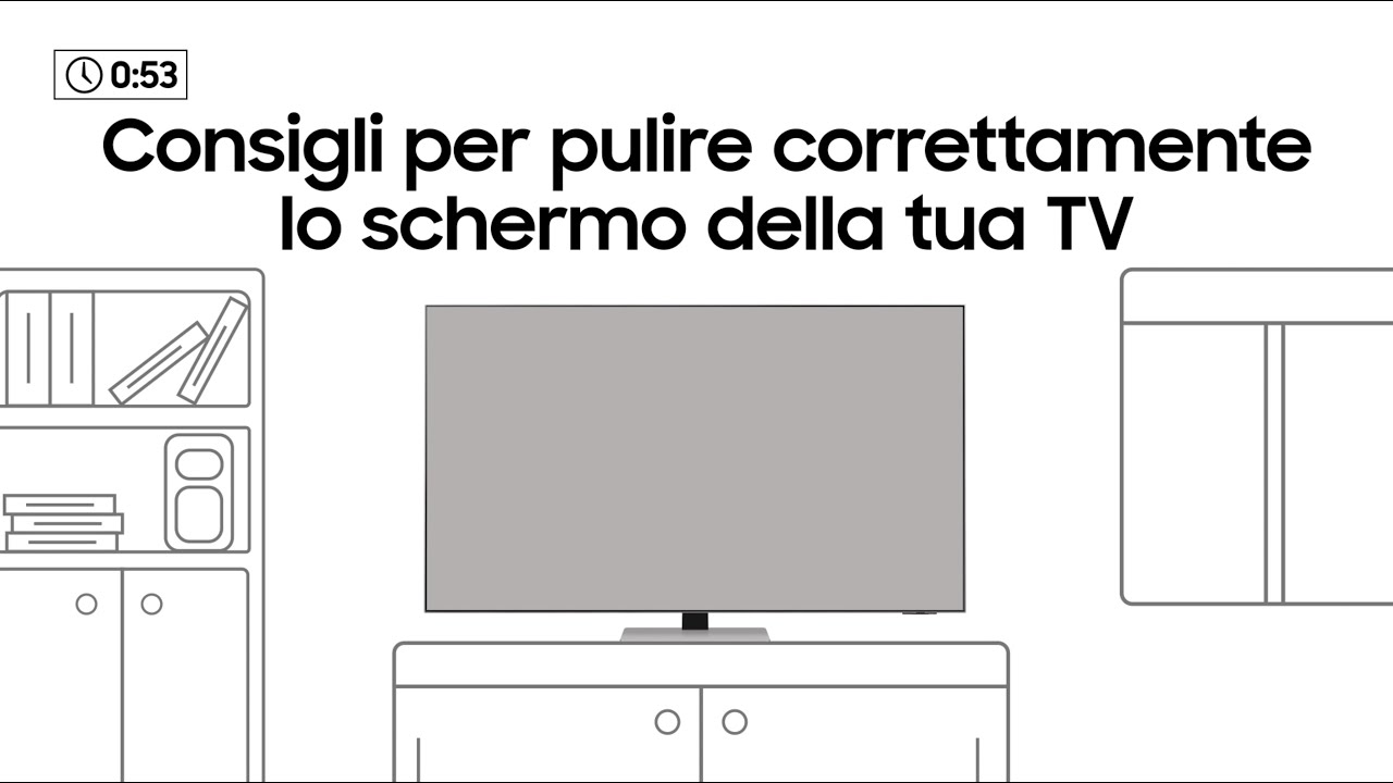 Consigli per pulire correttamente lo schermo della tua TV