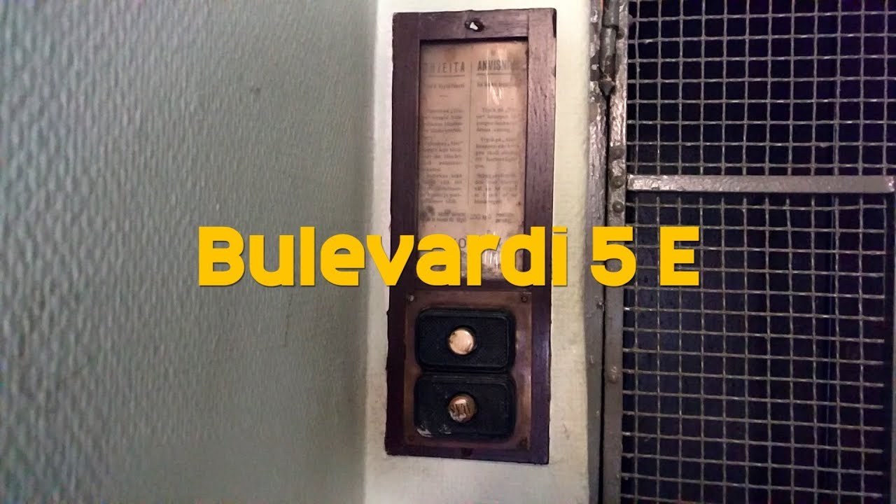 Suomen vanhin alkuperäinen hissi - 1924 KONE-veräjähissi Bulevardi 5 E:ssä, Helsingissä