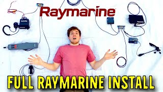 HOW TO INSTALL A RAYMARINE NAVIGATION NETWORK | Ep.128