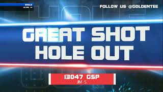 Golden Tee Great Shot on Anse Cocos!