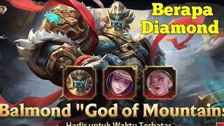 HABIS BERAPA DIAMOND UNTUK SKIN COLLECTOR BALMOND